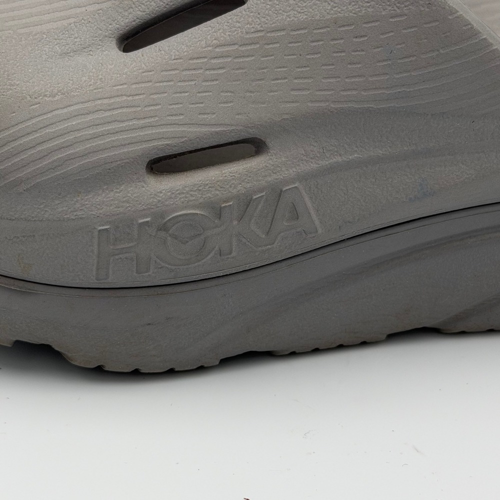 Hoka Ora Recovery Slide 3 Womens Size 7 Taupe Grey Slip On Comfort Sandals - Picture 7 of 7